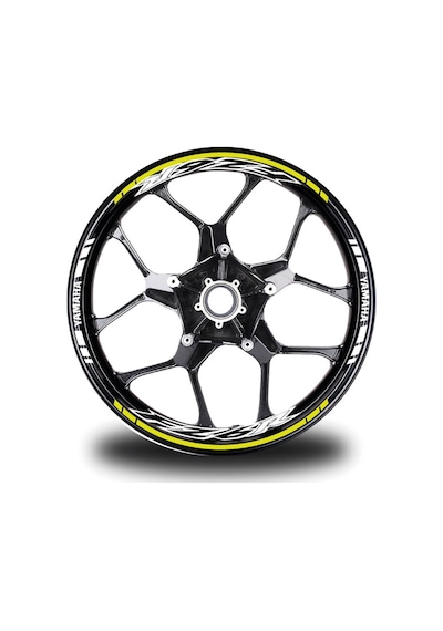 Neon Sarı Yamaha Fz6R Takım Jant Sticker Etiket