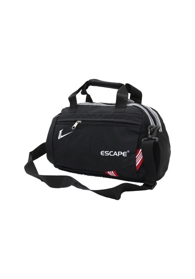 Escape 111 Polyester Kumaş Mini Seyahat Çantası / Spor Çanta Siyah