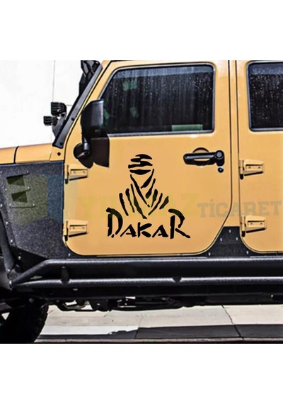 Dakar Off Road Cam Yan Kapı Oto Sticker Araba Yapıştırma Etiket