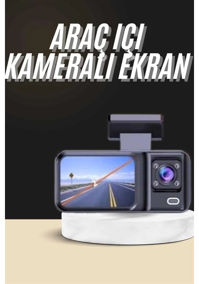 1080p Sürüş Kaydedici 2 İnç Araç Araba Ön İç Arka Dvr Ips Ekran 81630441