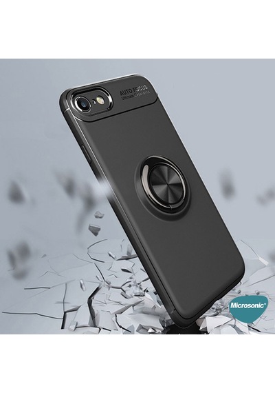 Microsonic Apple Uyumlu iPhone 6S Plus Kılıf Kickstand Ring Holder