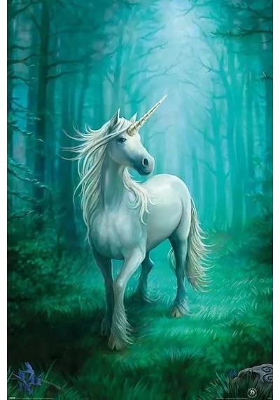 Maxi Poster Anne Stokes Forest Unicorn