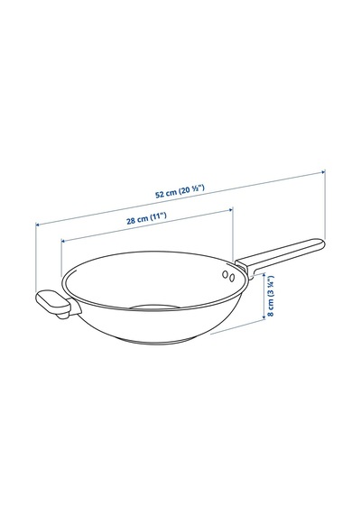 Wok Tava, Yapışmaz Kaplama-paslanmaz Çelik, 28 Cm Diğer