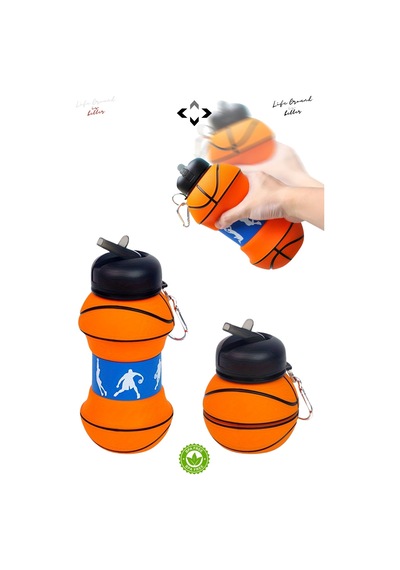 Silikon Açılır Kapanır Pipetli Suluk Ve Matara Çocuk Yetişkin Sporcu Matarası 550 Ml Renkli