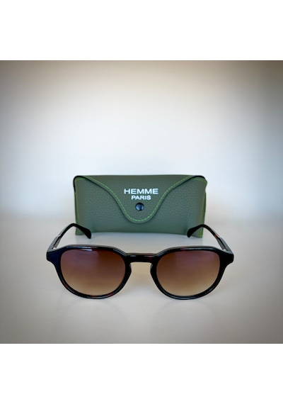 Hemme Paris He4002 C4 Unisex Güneş Gözlüğü Kahverengi