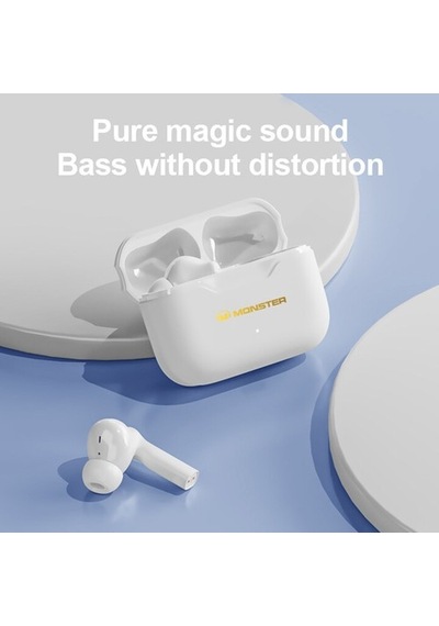 Wealthglow Monster Xkt02 Bluetooth Kablosuz Kulaklık Stereo Ses Düşük Gecikme Koşu Koşu Için Spor Kulak Içi Kulaklık - Mavi L5wuev