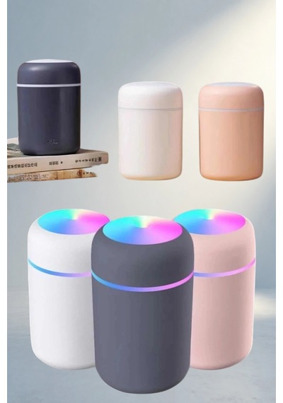 Led Işıklı Ultrasonik Hava Nemlendirici 300 Ml Kapasiteli