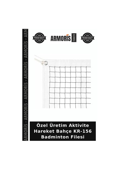Özel Üretim Aktivite Hareket Bahçe Kr-156 Badminton Filesi Çok Renkli