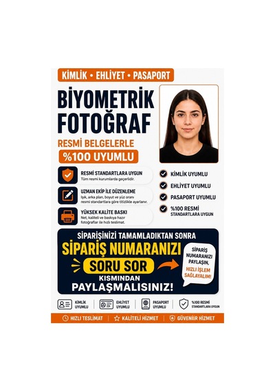 Cantex Tech 16 Adet 5x6 Cm Biyometrik Vesikalık Fotoğraf Ehliyet Ve Kimlik Uyumlu