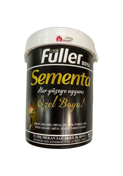 Sementa Özel Su Bazlı Saf Akrilik Boya 1 Litre Kızıl Kum Diğer