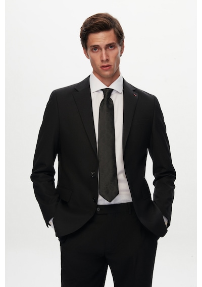 D's Damat Ds Damat Slim Fit Siyah Düz Takim Elbise 5he05ob35577m 001