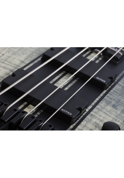 Schecter C-4 GT Bas Gitar (Satin Charcoal Burst)