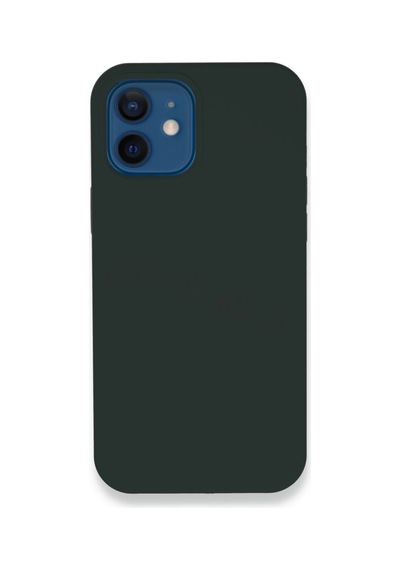 İphone 12 Kılıf Lansman Legant Silikon - Koyu Yeşil Çok Renkli Diğer