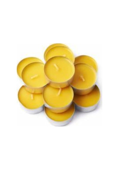 8 Li Tealight Mum Sarı Sarı