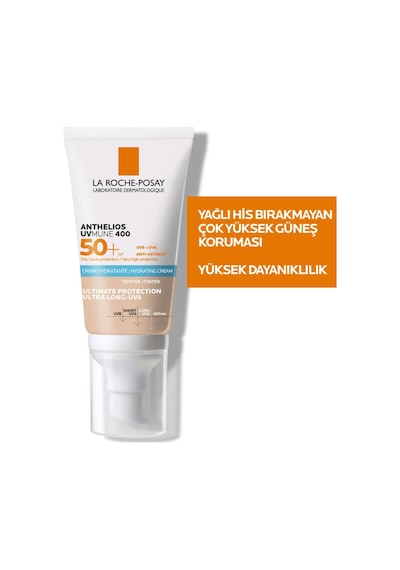 La Roche Posay Anthelios Uvmune 400 Creme Hydratante SPF50+ Güneş Koruyucu Yüz Kremi 50 ML