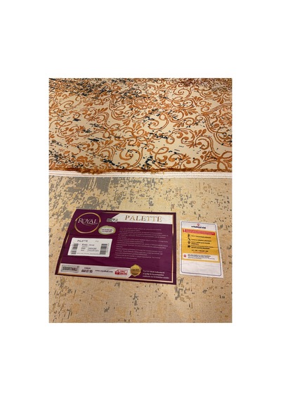 Palette Pa14d 200x290 Kiremit Krem Halı Altın