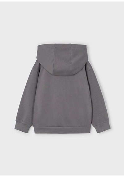 Mayoral Gri Erkek Çocuk Dinazor Baskılı Kapüşonlu Sweatshirt 4407 Gri