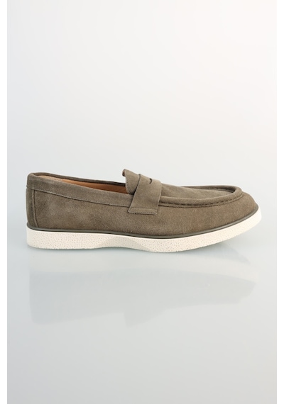 Bisse Erkek Süet Loafer Haki Ayakkabı Ayk25y25004 D49