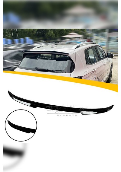 Volkswagen T-cross 2019+ Uyumlu Spoiler Parlak Siyah İthal Abs Plastik