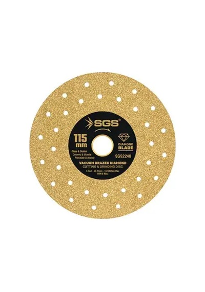 Sgs2240 - 115mm Profesyonel Dekton Porselen Hassas Elmas Kesici Gold