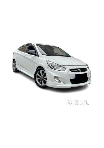 Hyundai Accent 2011-2019 Ön Ek Plastik Boyasız