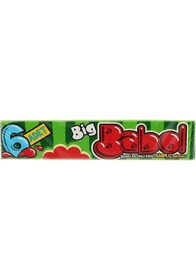 Karpuz Aromalı Stick Balonlu Sakız 27 G. 18 Adetli