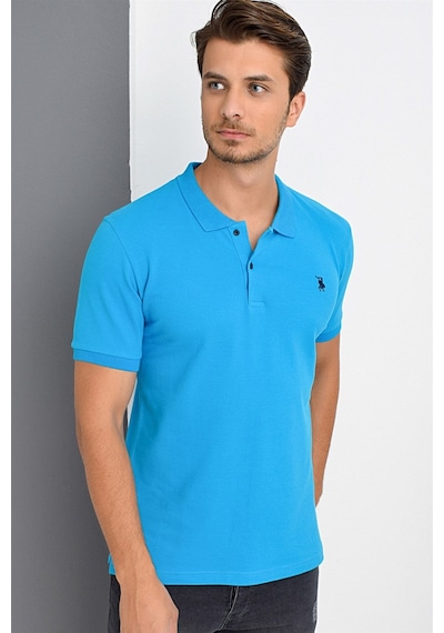T8561 Dewberry Erkek Tshırt-mavi Mavi