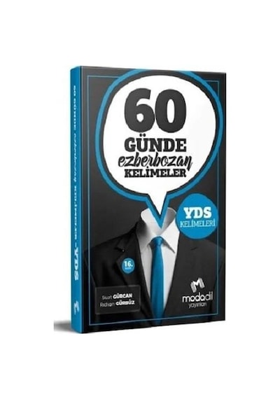 Modadil Yayınları 60 Günde Ezberbozan YDS Kelimeleri -  Modadil Yayınları