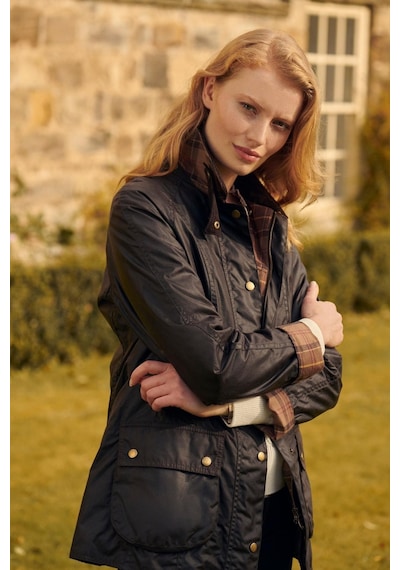 Barbour Beadnell Yağlı Ceket Ru52 Rustic