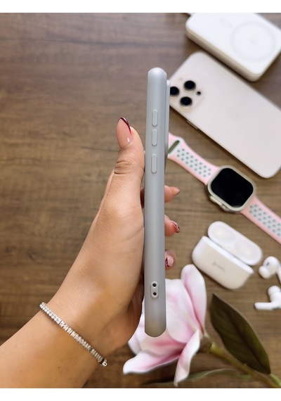 Redmi Note 8 Uyumlu Kamera Korumalı Darbeye Dayanıklı Renk Atmayan Keep Silikon Kılıf Gri