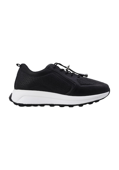 Albishoes Albini Kadın Hakiki Deri Delikli Detaylı Günlük Spor Ayakkabı Siyah