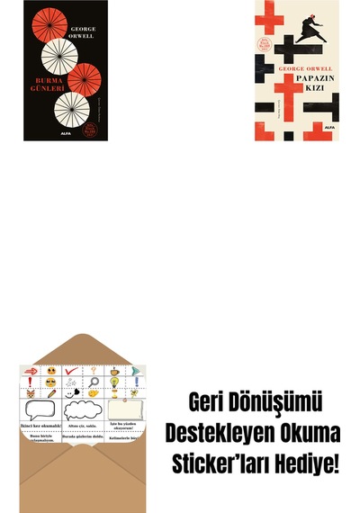 Burma Günleri + Papazın Kızı Ciltli + Okuma Sticker'ları