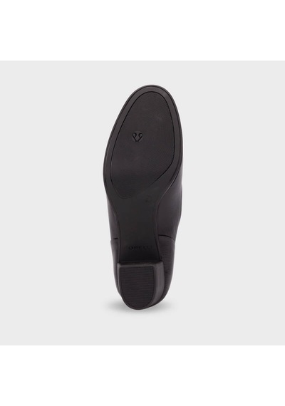 Forelli Orse 53409 Siyah Hakiki Deri Topuklu Kadın Ayakkabı
