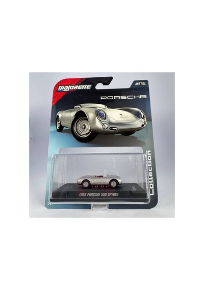Collection 1955 Porsche 550 Spyder 1:64 Model Araba