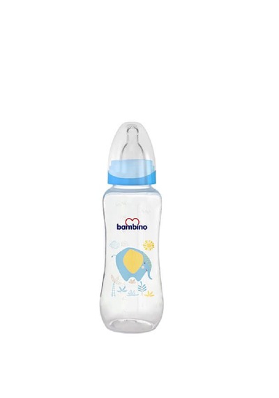 Bambino B018 Düz Pp Biberon 150 ML Mavi