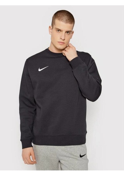 Nike Hoodie Fleece Park20 Crew Siyah Şardonlu Erkek Sweatshirt Siyah