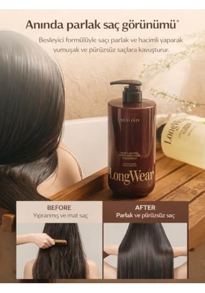 Longwear Perfumed Treatment Musk 950 Ml Hyaluronic Acid Panthenol Saç Kremi