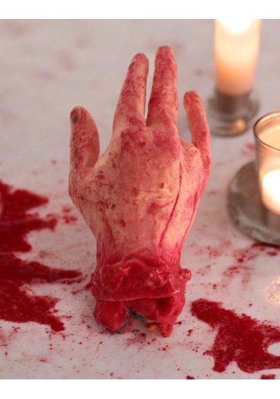 Kanlı El Dekor Cadılar Bayramı Dekoru Halloween
