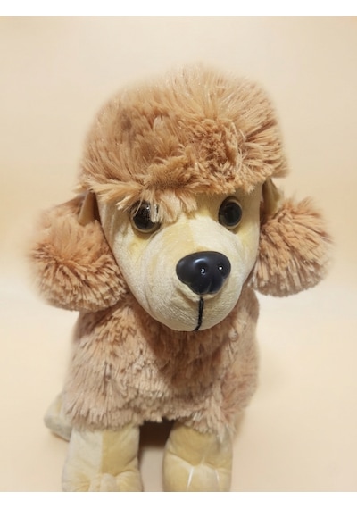 Peluş Uzun Kulaklı Köpek 45 Cm Tarçın Kahve