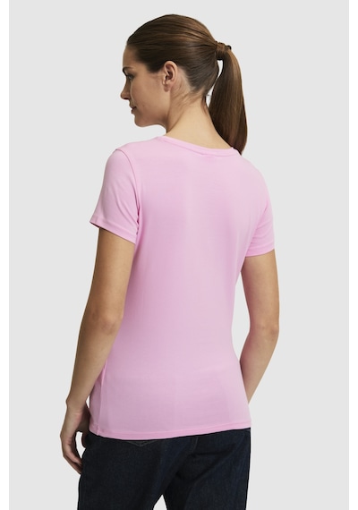 U.S. Polo Assn. U.s. Polo Assn. Kadın Pembe Tişört Basic 50321809-vr041
