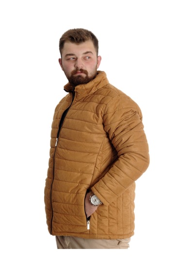 Mode Xl Büyük Beden Erkek Mont Süet 23625 Sarı 001