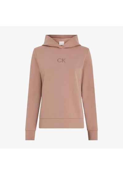 Calvin Klein Satin Regular Kadın Kahverengi Sweatshirtdüzk20k207954