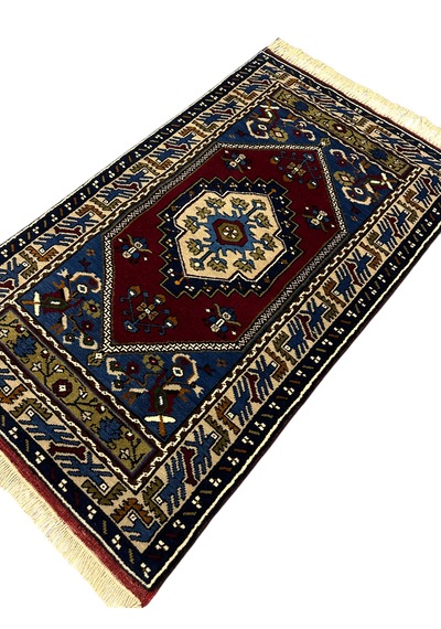 El Dokuma Sıfır Yahyalı Halısı 78x130 Kök Boya Yün Küçük Halı El Dokuma Sıfır Yahyalı Halısı 78x130 Kök Boya Yün Küçük Halı