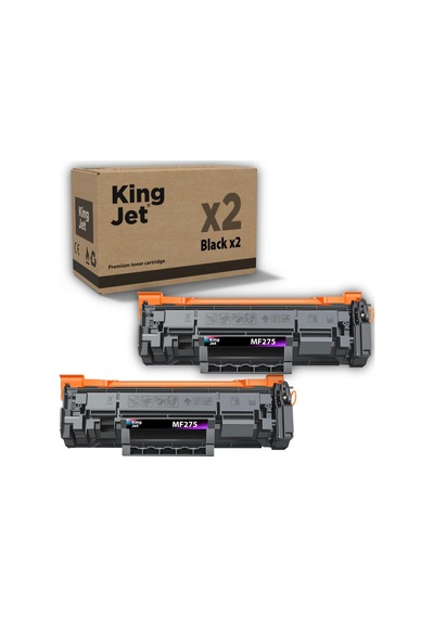 Kingjet Canon Uyumlu Mf275dw Standart Kapasiteli 2'li Paket Toner Çipli 071 / Crg-071