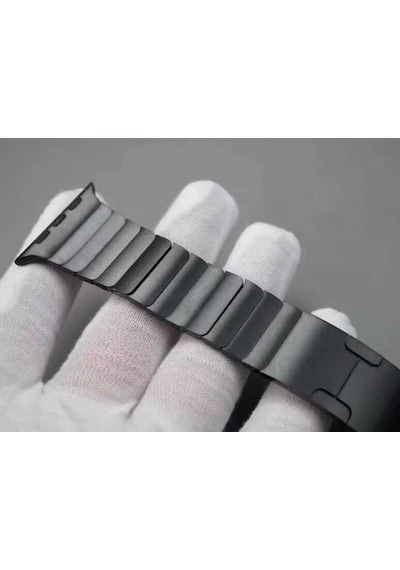 Mobilteam Watch 10 46mm Uyumlu Krd-35 Metal Kordon-titanyum