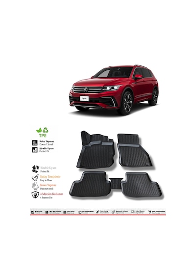 Volkswagen Tiguan 2026 Model 4d Ekstra Havuzlu Paspas