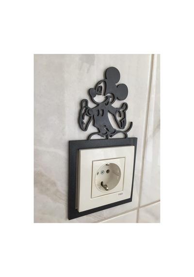 Mickey Mouse Priz Çerçevesi Siyah