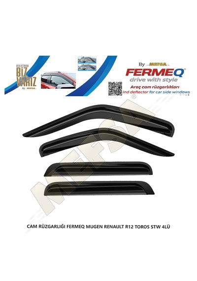 Cam Rüzgarlığı Fermeq Mugen Renault R12 Toros Stw 4lü