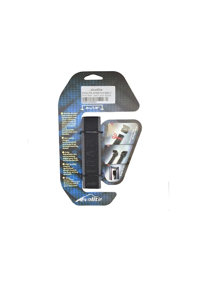 Evolite Stretch Belt 3 Cm 1.35 M E-5504 Black Beyaz