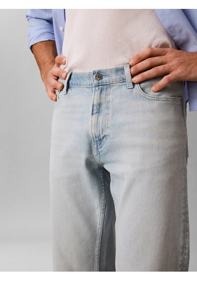 Calvin Klein Classıc Taper Vıntag, Za5 Mavi Erkek Kot Pantolon